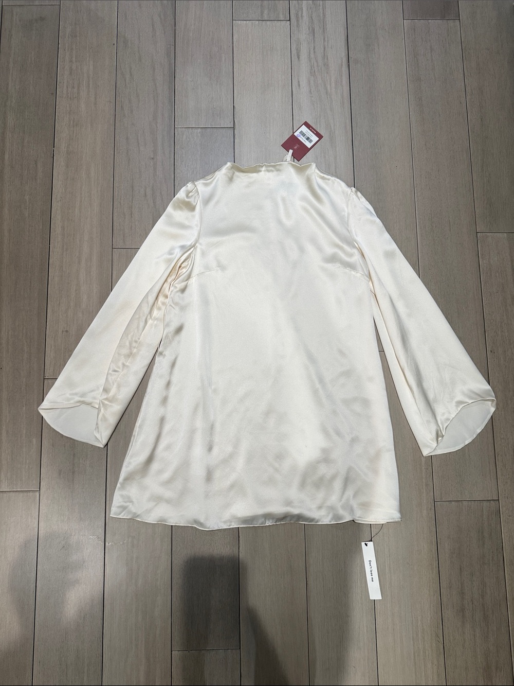 Camille Rowe x Reformation Astrid Silk Dress – Fiore di Latte – Size 8 – NWT